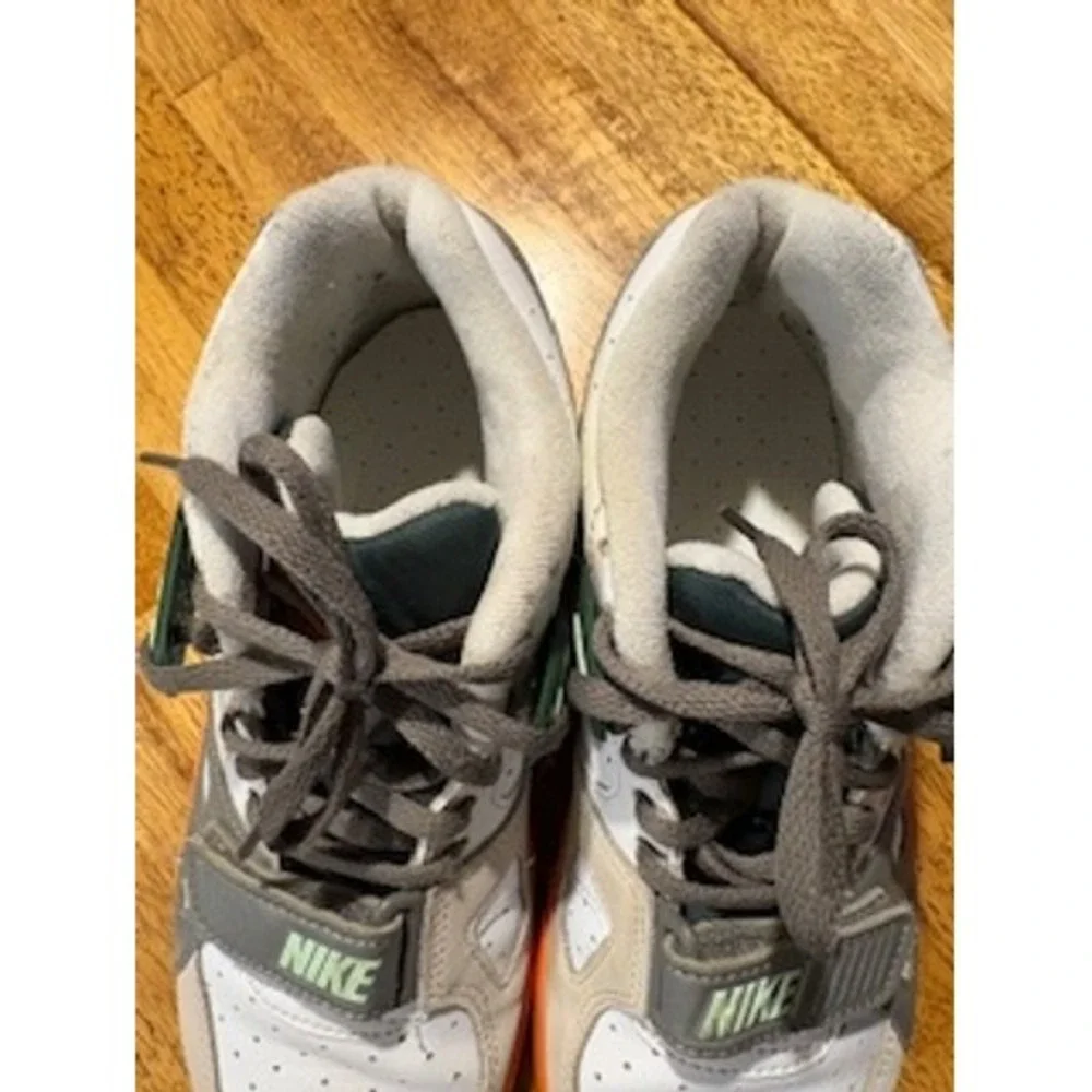 NIKE Air‎ Trainer 3 5Y Mid-Top Sneaker Miami Hurricanes Shoes Retro Basketball